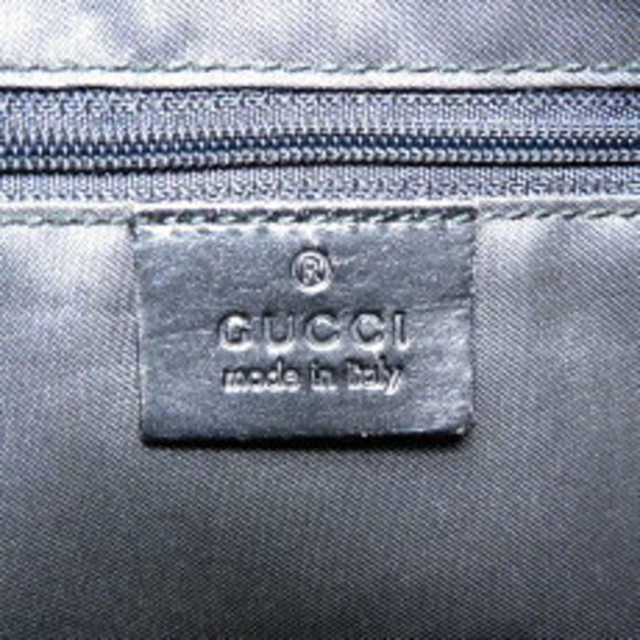 Gucci Shoulder Bag Canvas Black - Picture 7 of 8